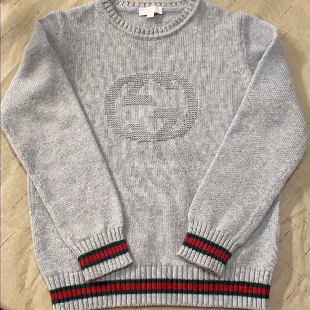 Gucci grey sweater for boys